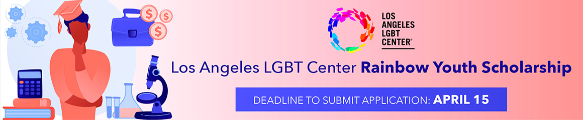 Rainbow Youth Scholarship Deadline: April 15, 2023